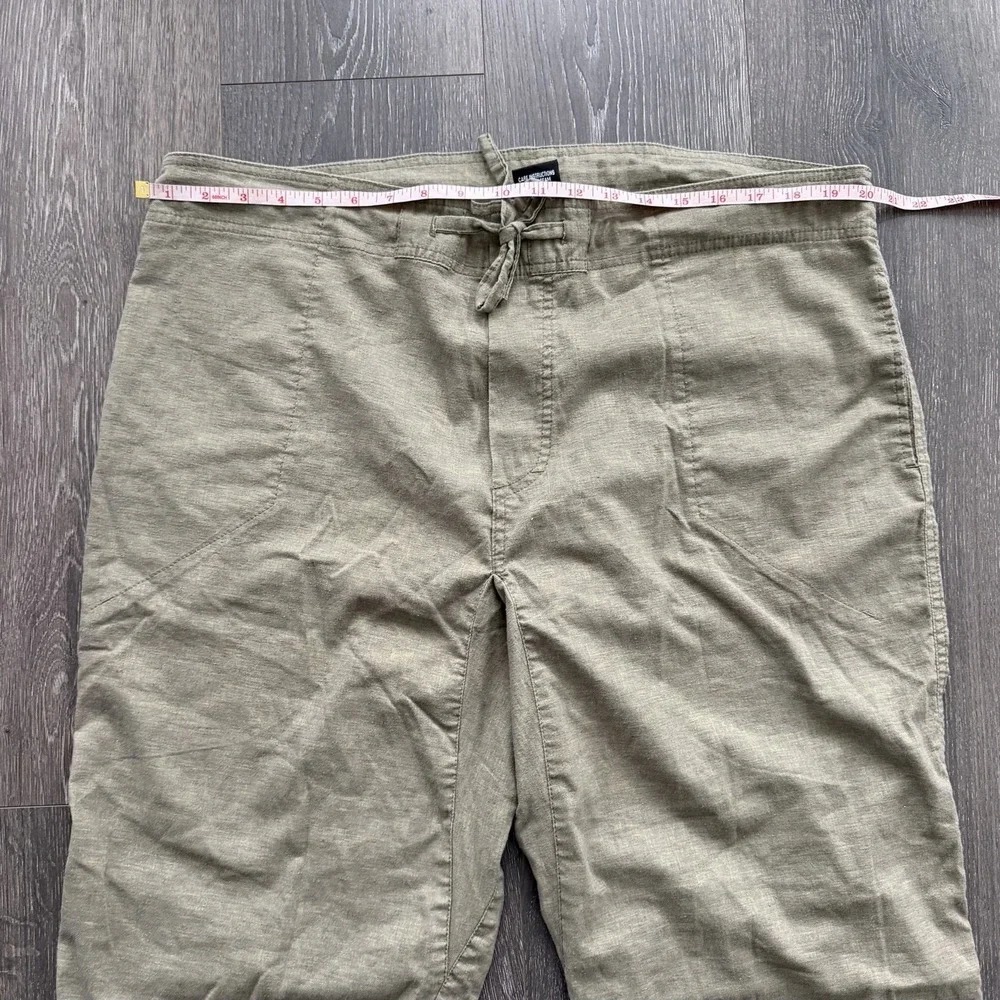 PrAna Mens Green Hemp Blend Drawstring Pants XL  Casual Lounge Gorpcore Hiking